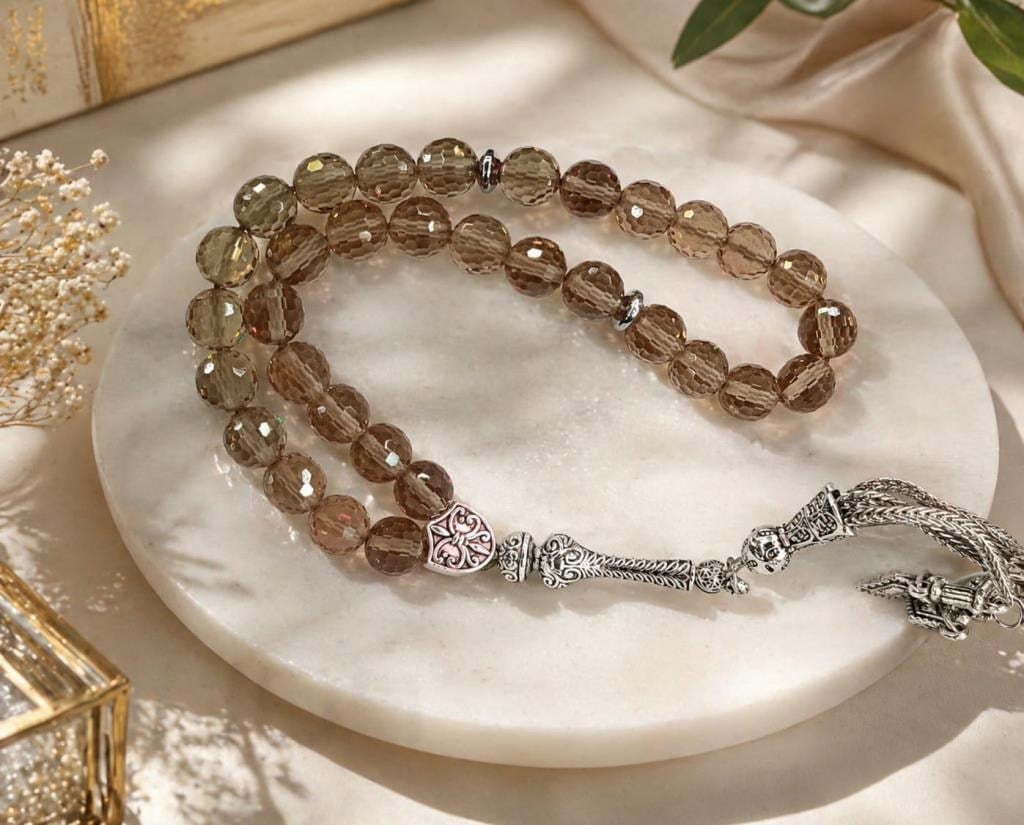 Sultanit Taşı 33 lü Tesbih 08 mm – Gündüz Pembe Akşam Yeşil Renk Değiştiren Doğal Taş Zultanit  Tesbih | Özel Tasarım