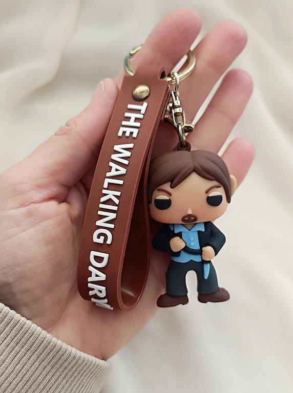 The Walking Dead Karakterleri Silikon Anahtarlık Çanta Süsü 