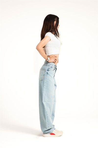 Buz Mavi Skater Jean