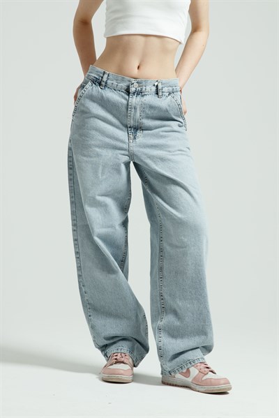 Buz Mavi Skater Jean