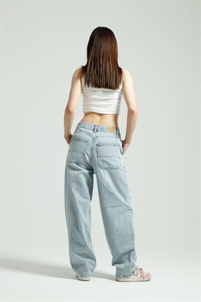 Buz Mavi Skater Jean