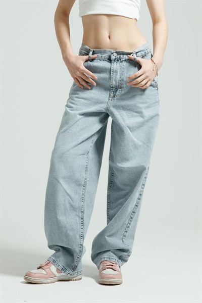 Buz Mavi Skater Jean