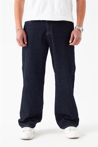 Koyu İndigo Relaxed Baggy Jean