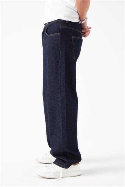 Koyu İndigo Relaxed Baggy Jean