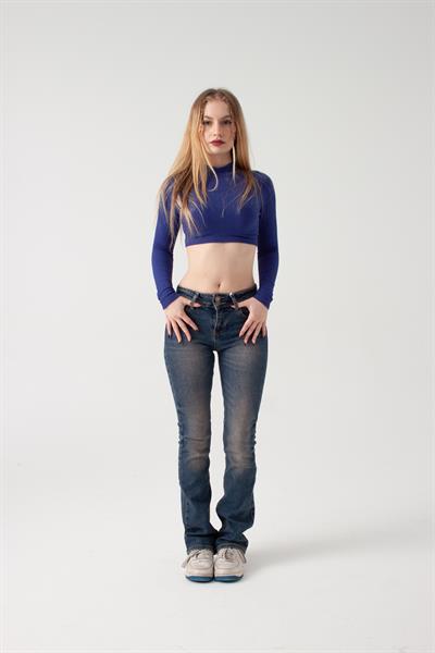 Koyu Mavi Tint Bootcut Jean