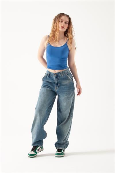 Mavi Tint Skater Jean