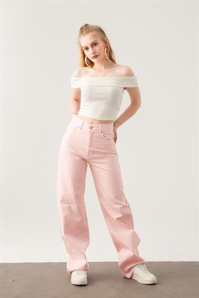 Pembe Straight Jean