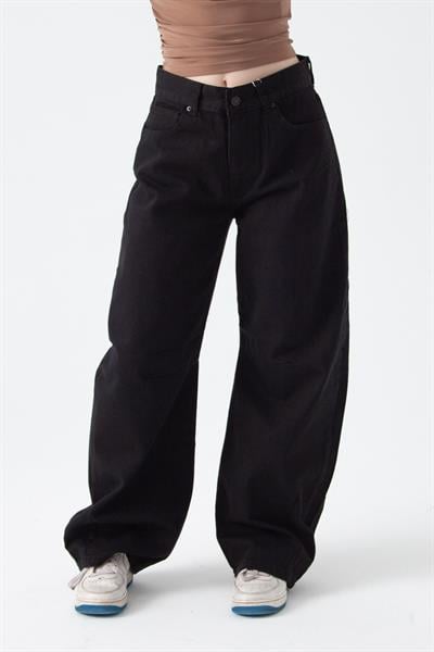 Siyah Baggy Jean