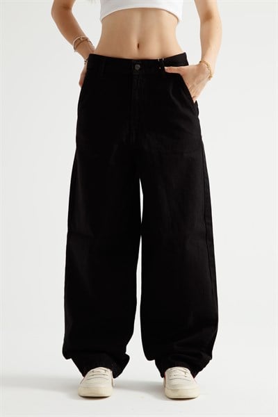 Siyah Skater Jean