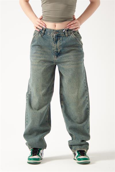 Soluk Mavi Tint Skater Jean