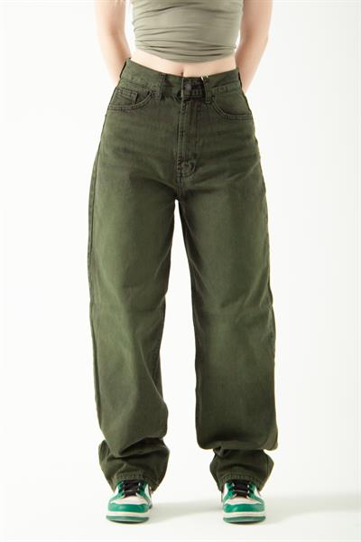 Yeşil Skater Jean