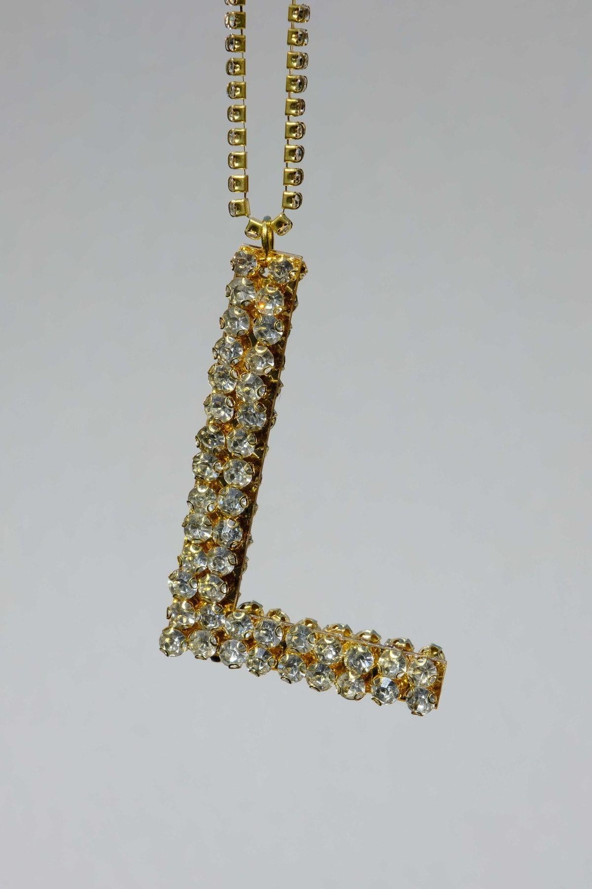 Gold 7 Cm l Harf Dikiz Süsü