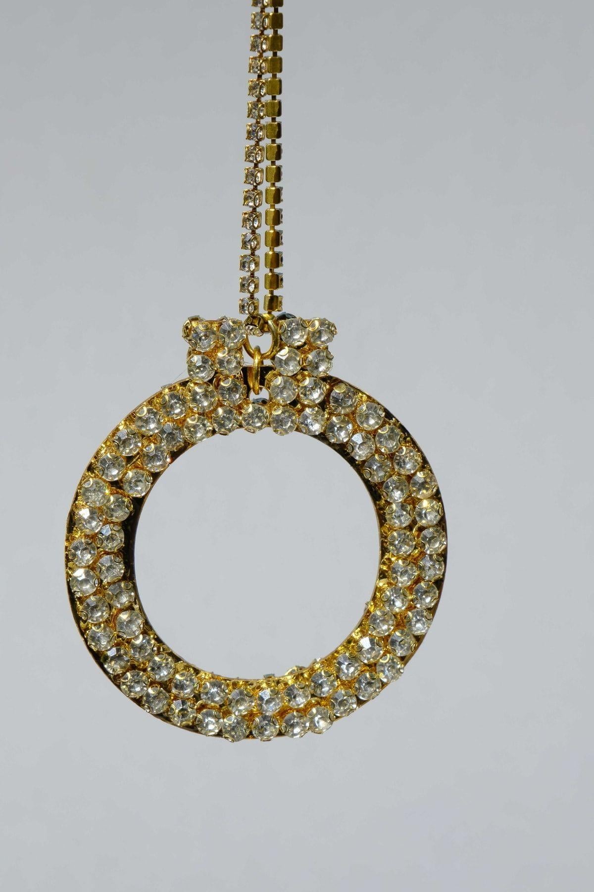 Gold 7 Cm ö Harf Dikiz Süsü