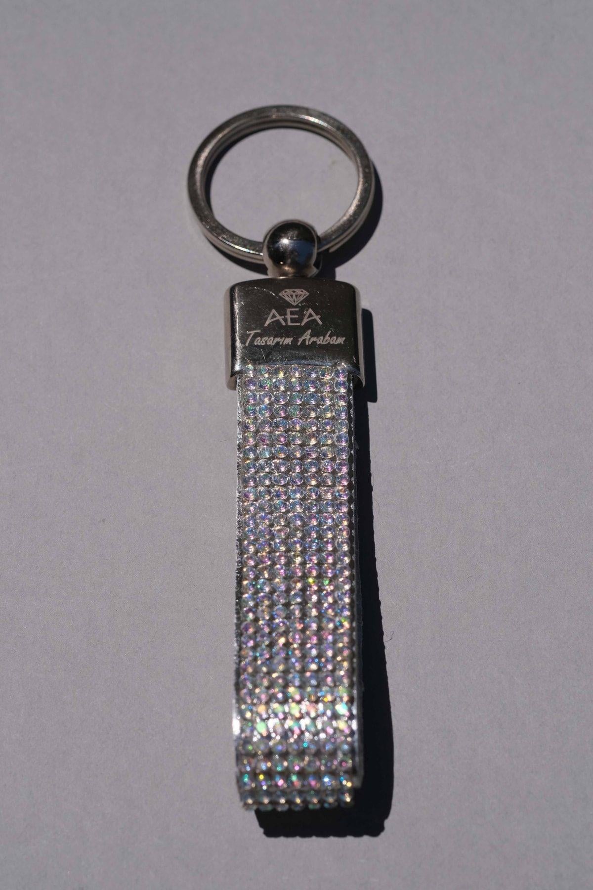 Yaldızlı Swarovski Taşlı Anahtarlık