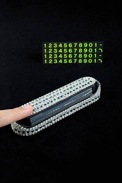 Gümüş Swarovski Gümüş Baget Taşlı Araç İçi Numaratör