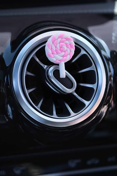 Pembe Lolipop Şeker Klima Koku