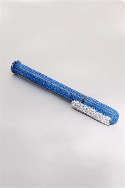 Saks Mavi Swarovski Taşlı Tükenmez Kalem