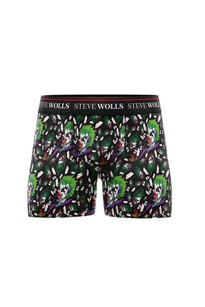 Erkek Joker Desenli Tekli Dijital Baskı Boxer - 1024