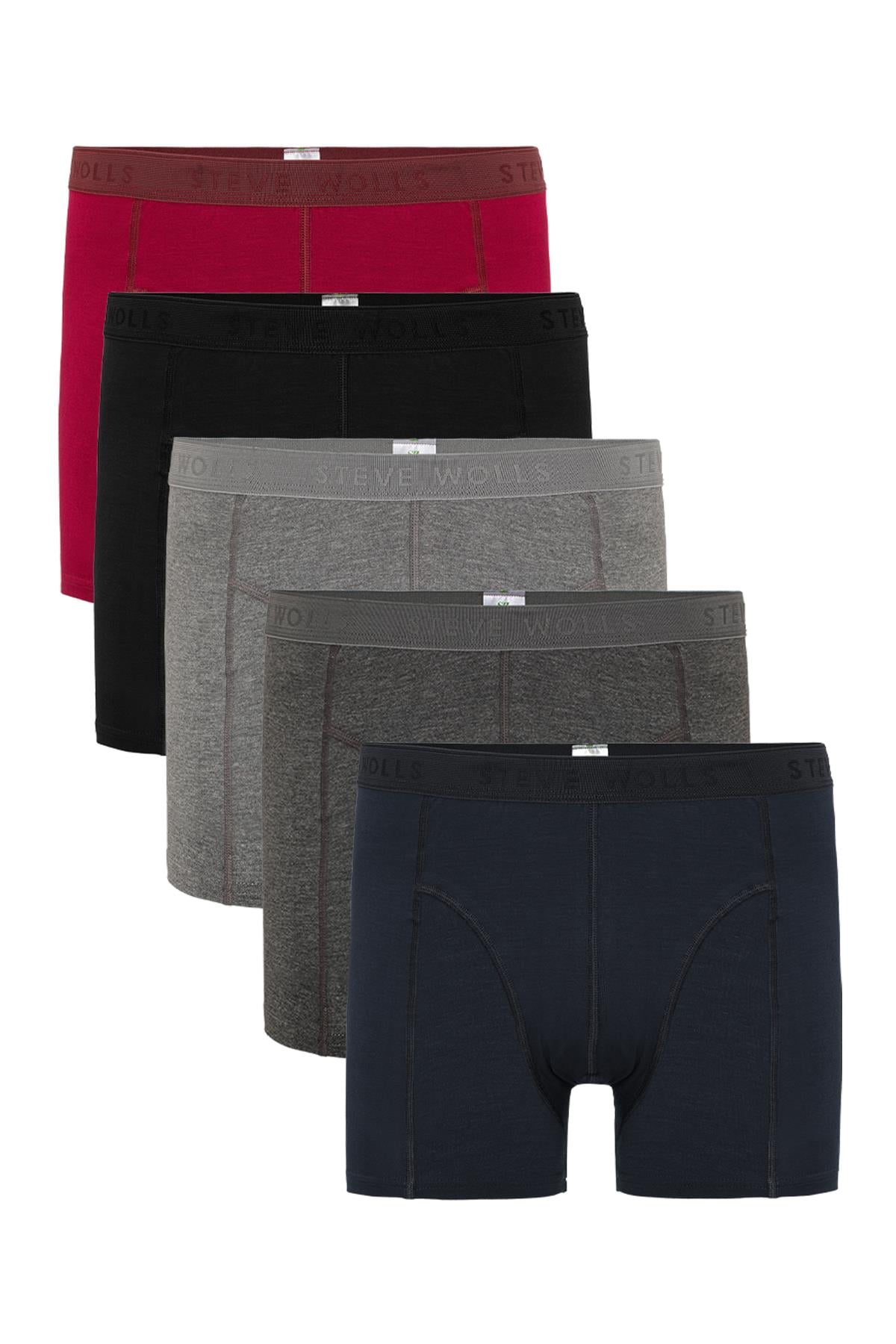 Erkek 5’Li Renkli Bambu Boxer - 25104