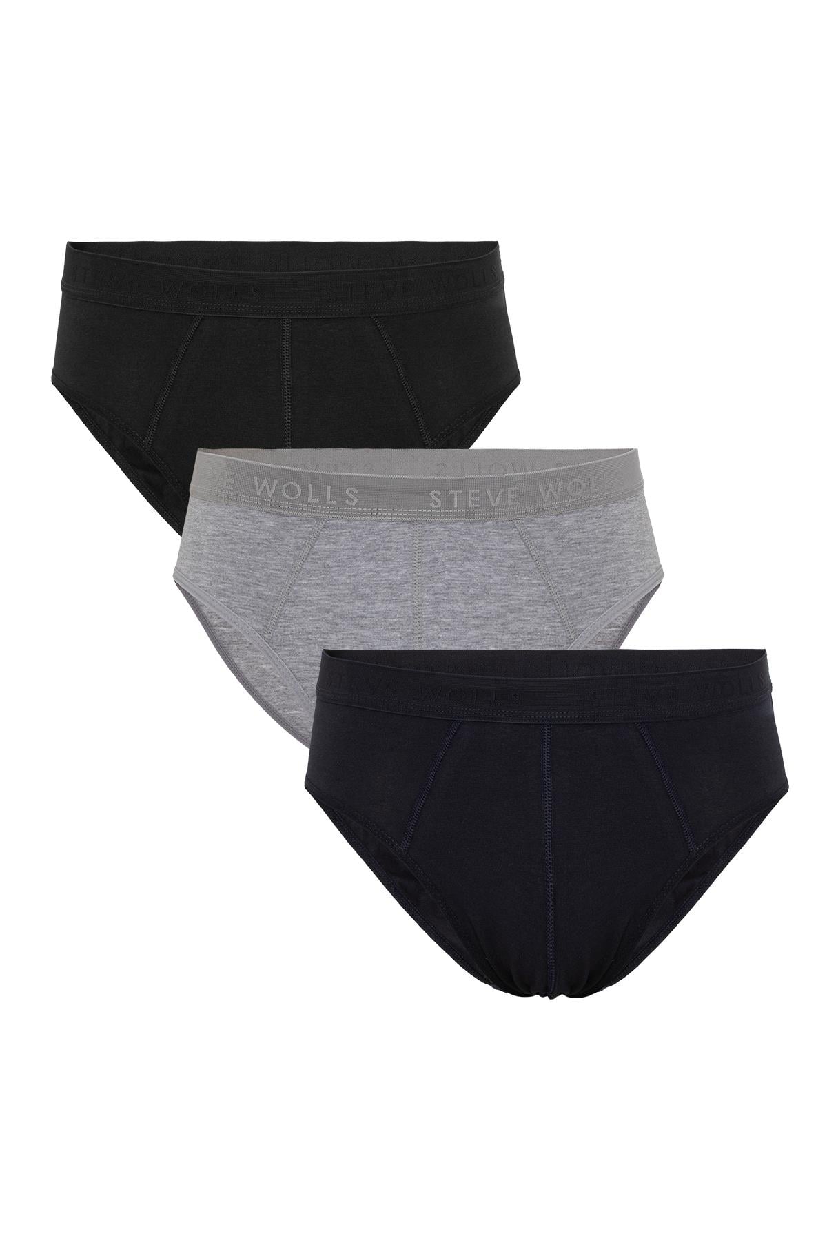 Erkek Renkli 3’Lü Slip Külot - 23002