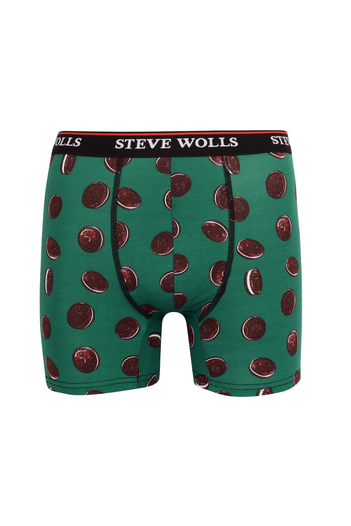 Yeşil Oreo Desenli Boxer - 2015