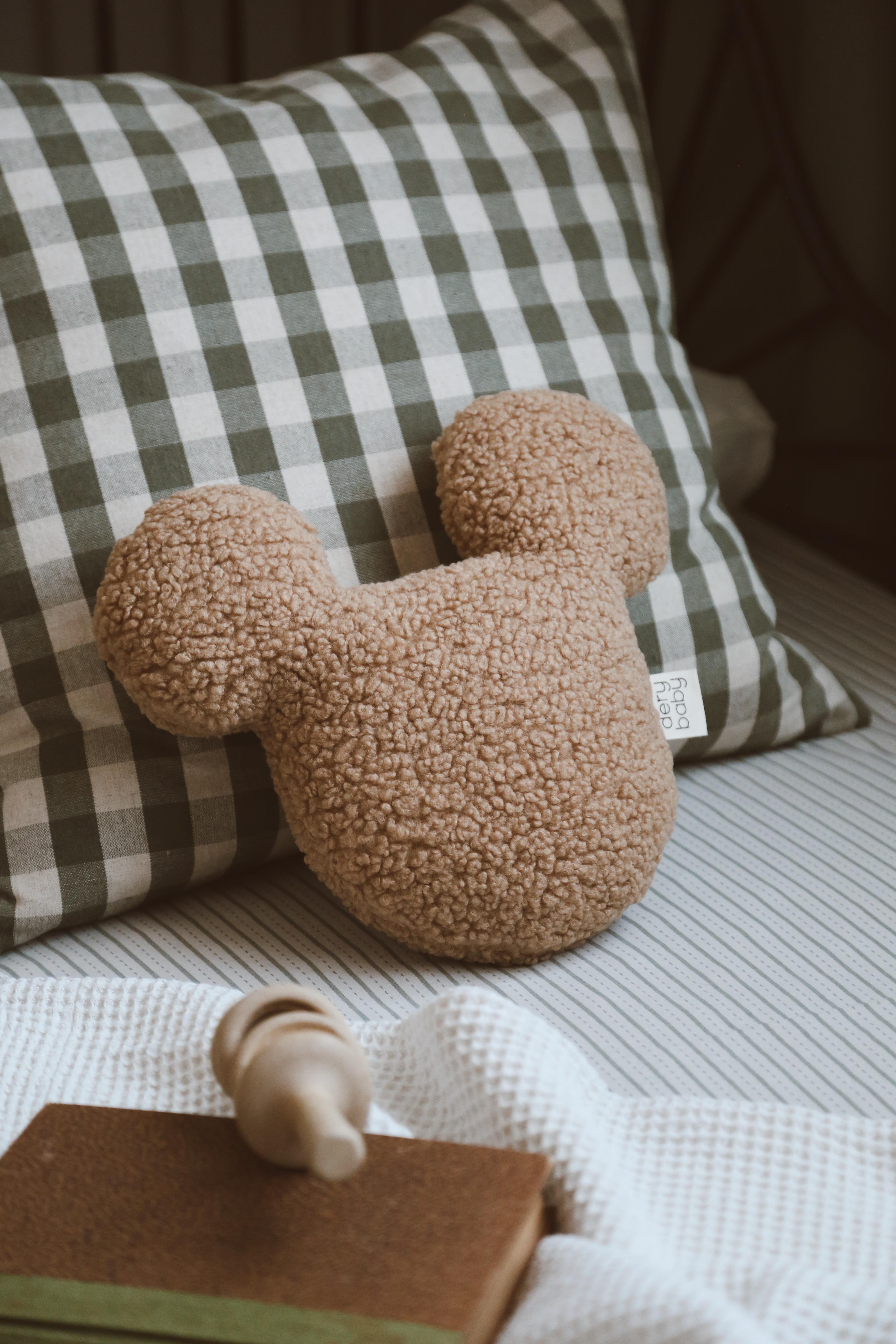 Kahve Souris Teddy Yastık