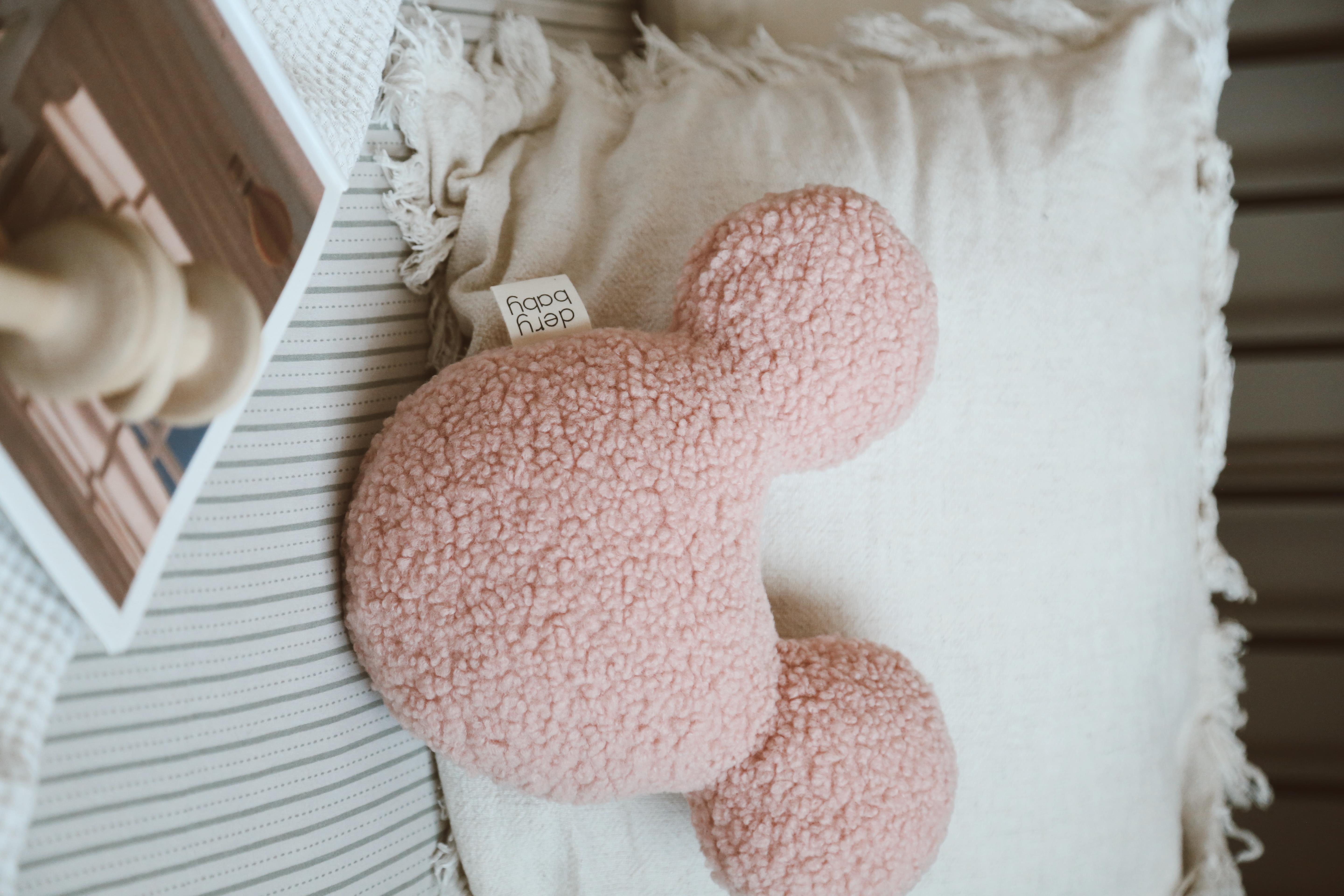 Pudra Souris Teddy Yastık