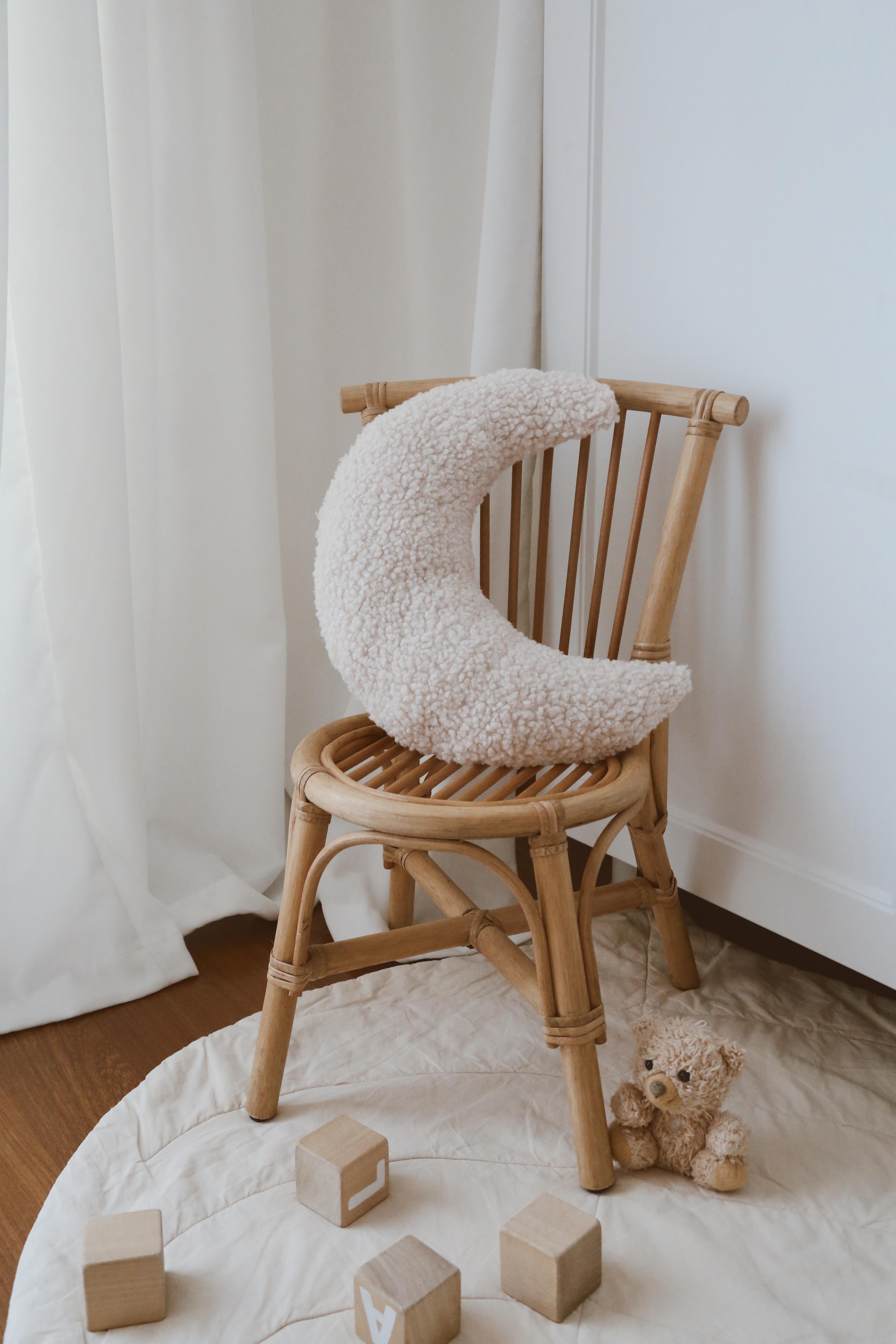 TEDDY BEYAZ AY YASTIK