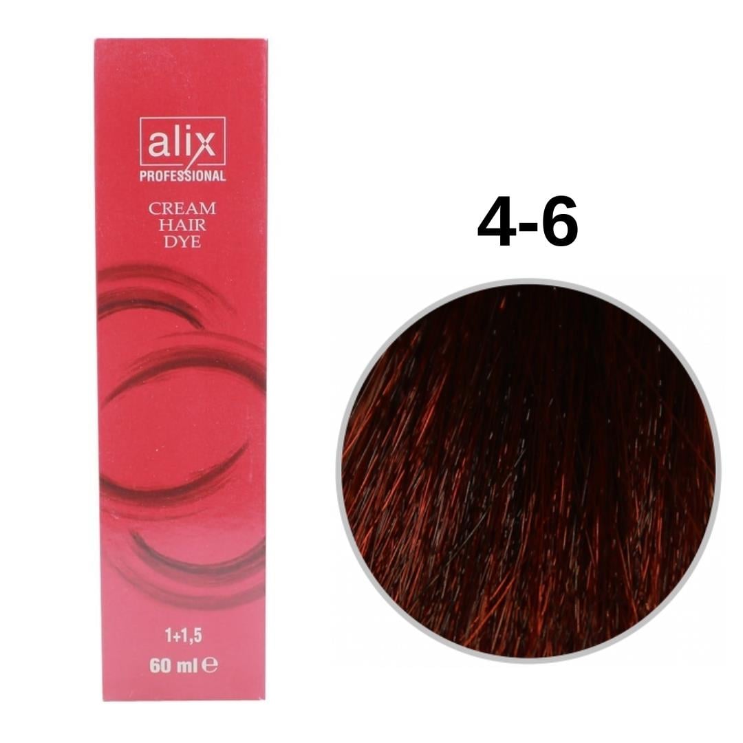 Alix Tüp Saç Boyası 60Ml 4-6