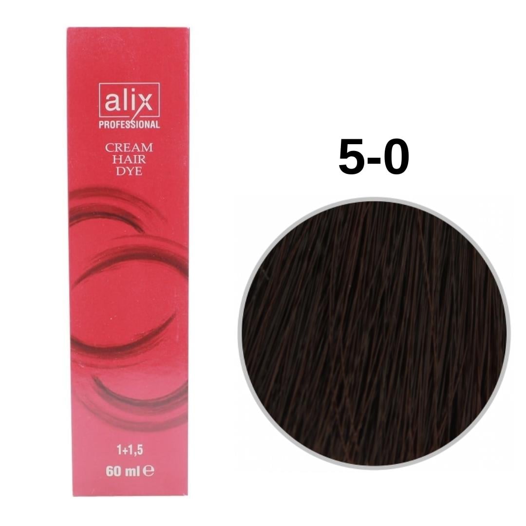 Alix Tüp Saç Boyası 60Ml 5-0
