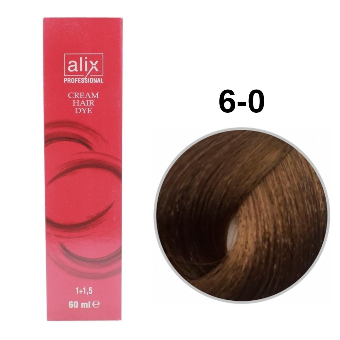 Alix Tüp Saç Boyası 60Ml 6-0