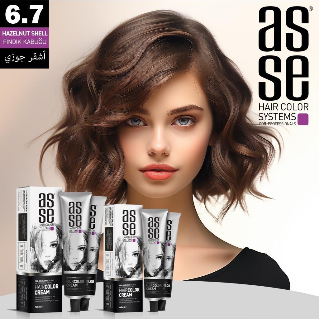 Asse Tüp Boya 60ml 6.7 Fındık Kabuğu