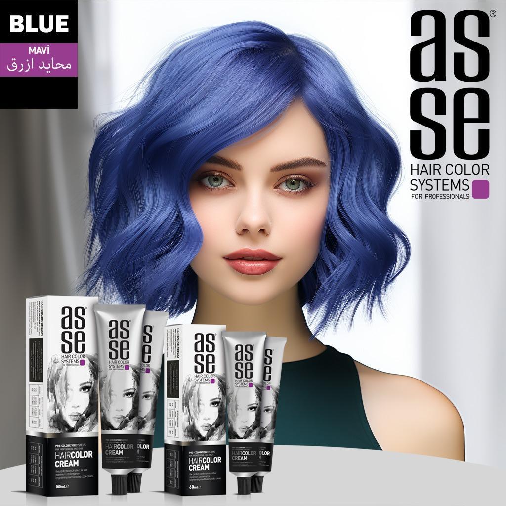 Asse Tüp Saç Boyası 60Ml Mavi