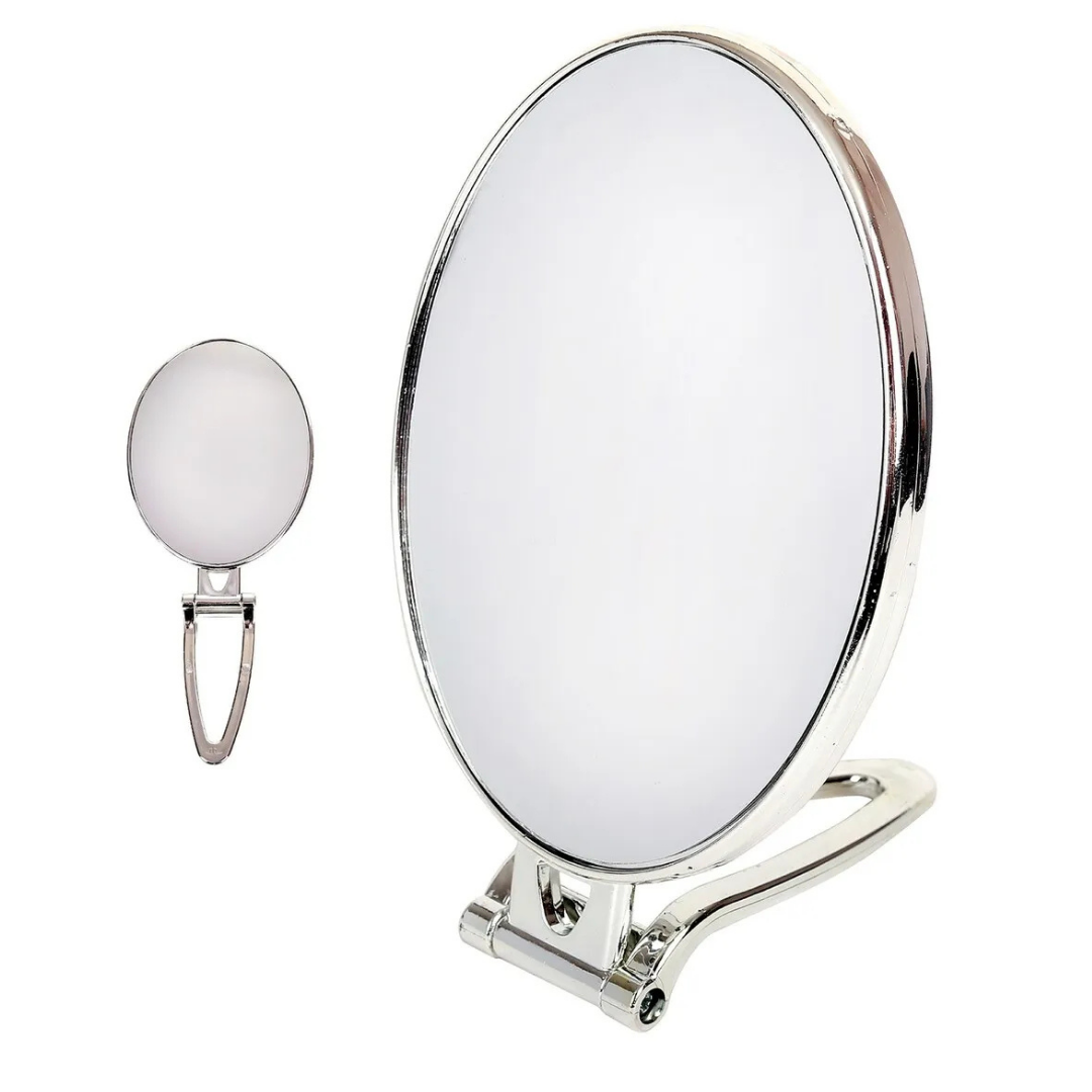 Bella House Makyaj Aynası Silver Oval K-5198