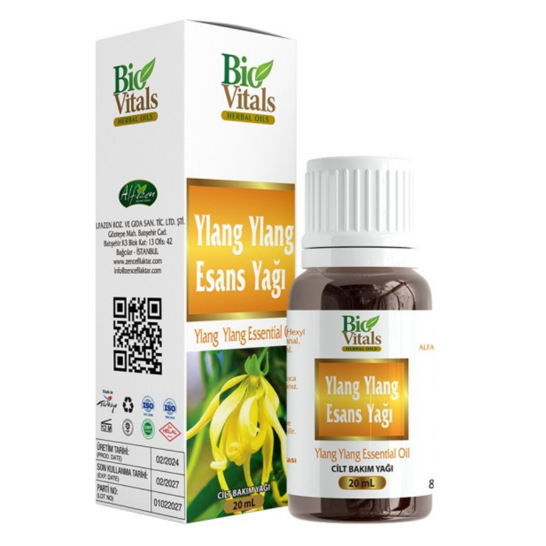 Bio Vitals Yağ 20ml. Ylang Ylang Esansı