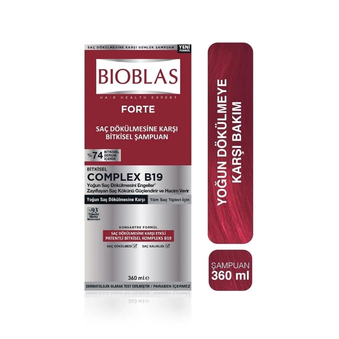 BIOBLAS FORTE ŞAMPUAN 360 ML.