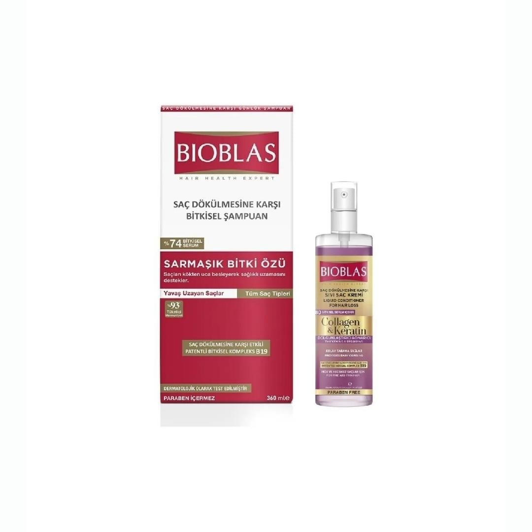 BIOBLAS SARMAŞIK ÖZ.ŞAMP.360 ML SIVI SAÇ KREM HED.