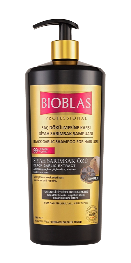 BIOBLAS SİYAH SARIMSAKLI ŞAMPUAN 1000 ML.