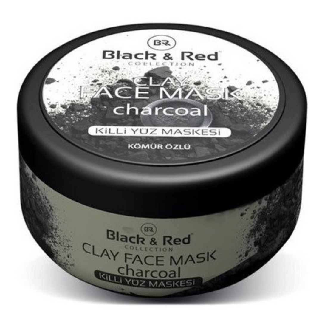 Black&Red Clay Face Mask 400gr. Charcoal