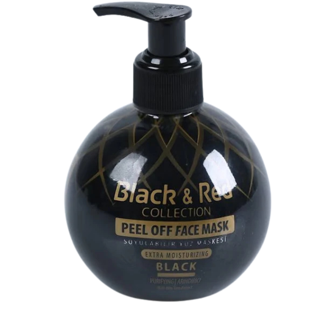 Black&Red Peel Off Face Mask 250ml. Black