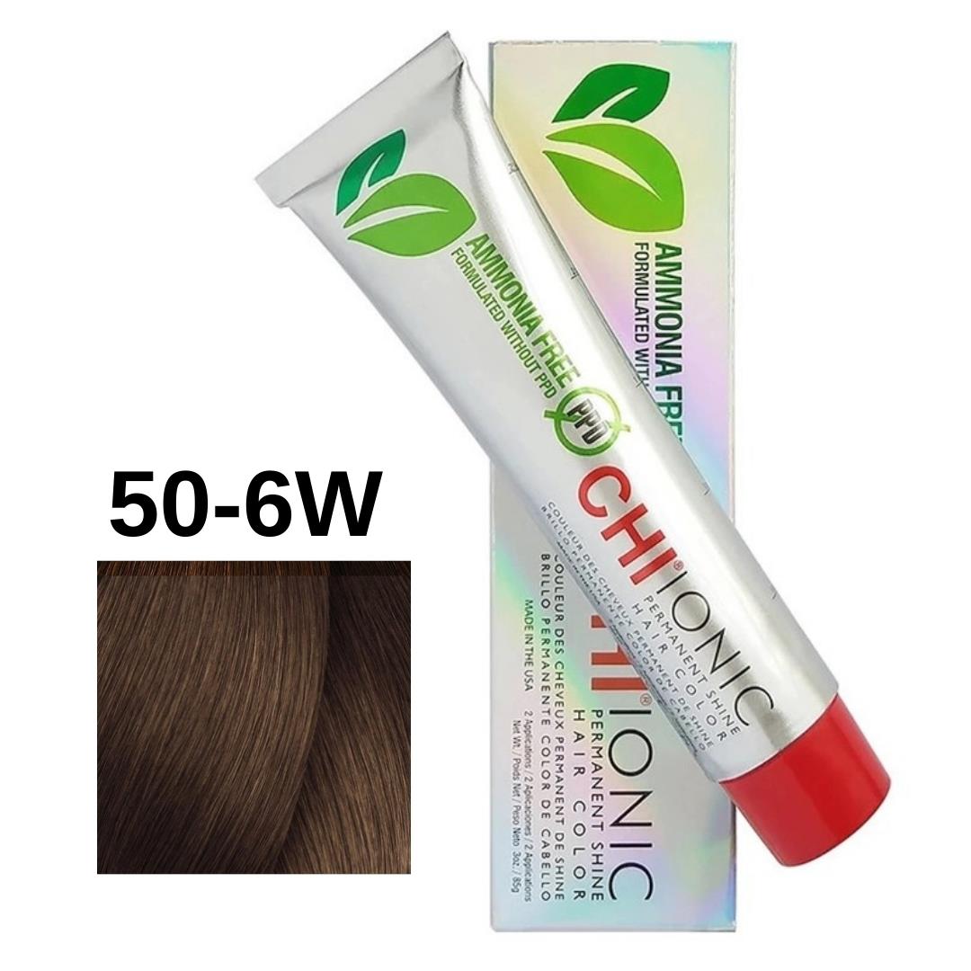 CHI IONIC COLOR 50-6W LIGHT NATURAL WARM BROWN