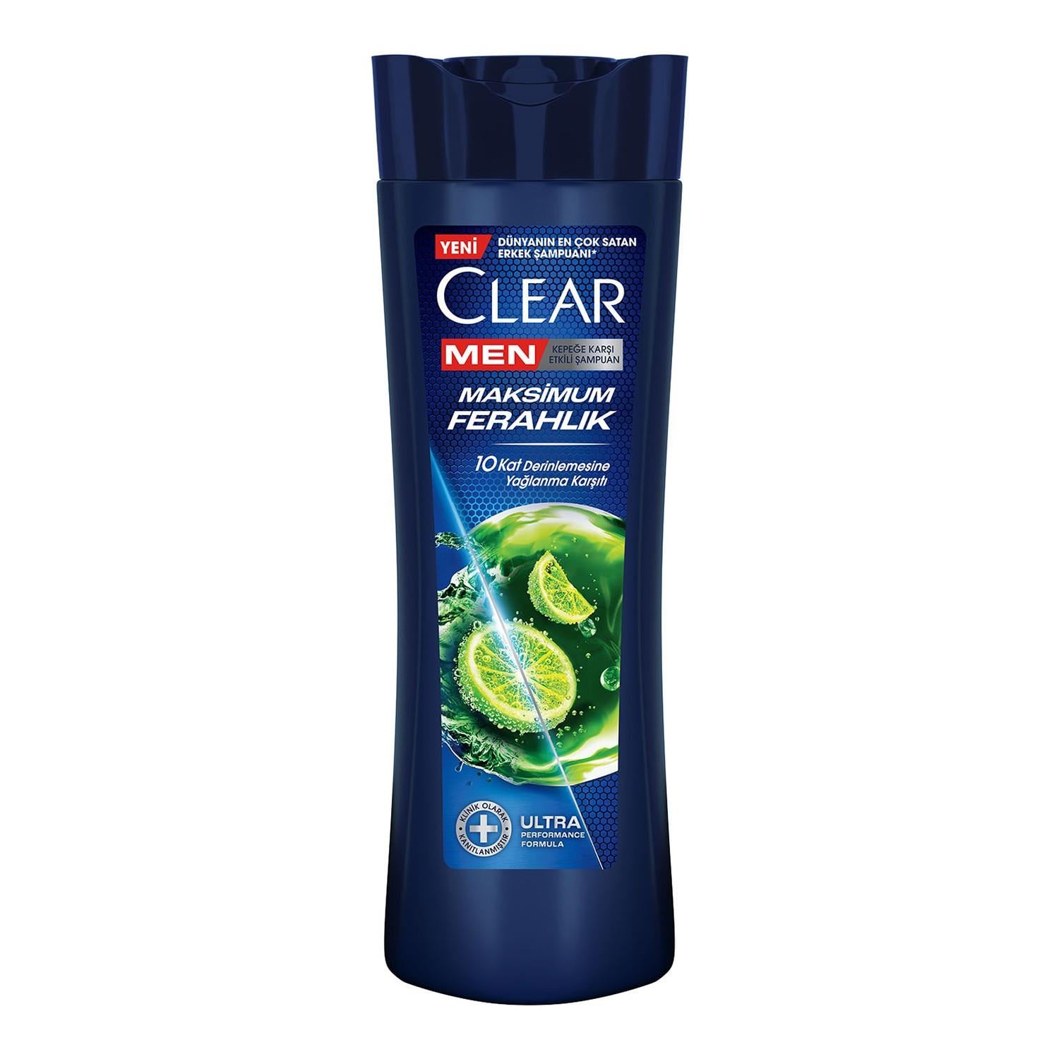 CLEAR MEN ŞAMPUAN 350ml. MAKSİMUM FERAHLIK