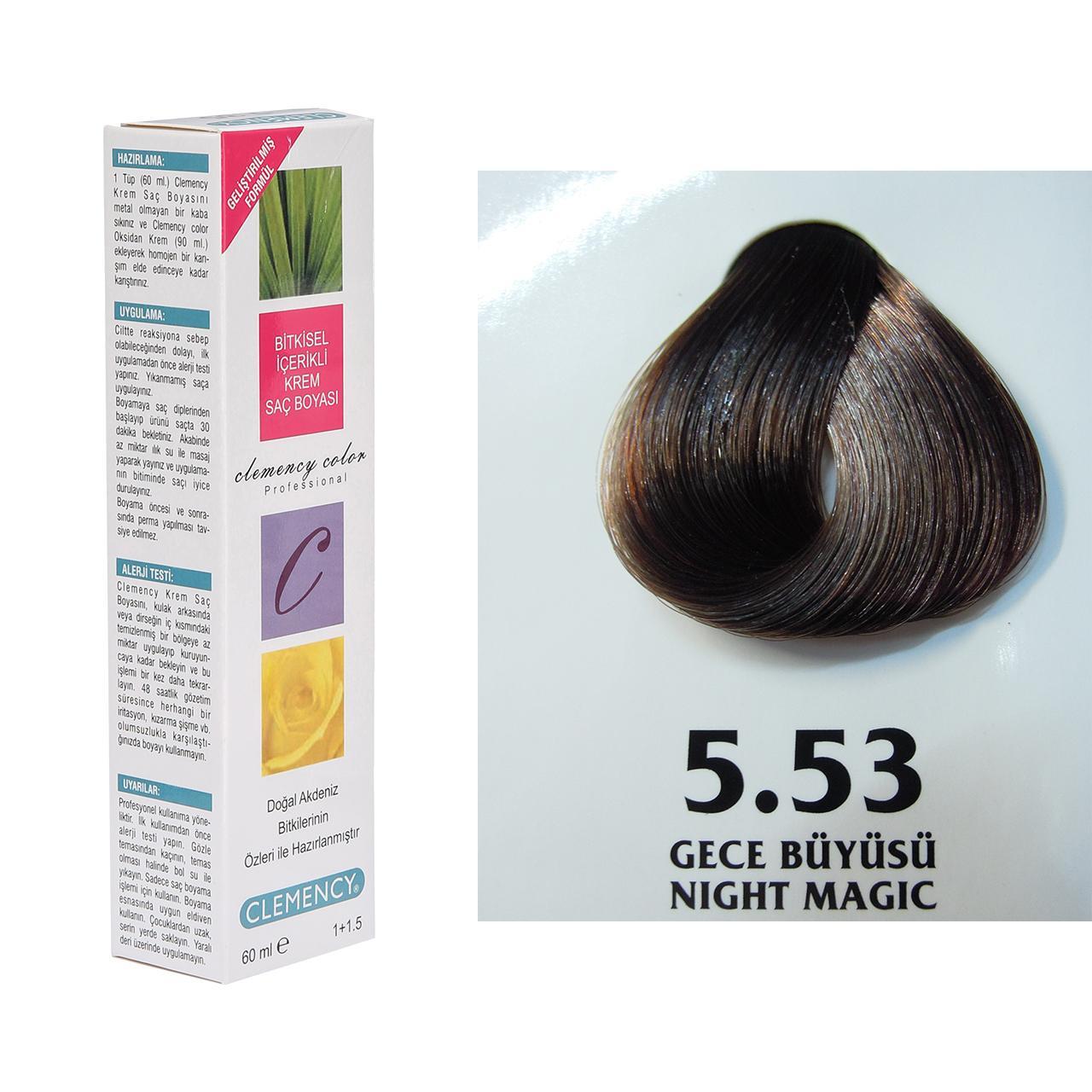 CLEMENCY TÜP BOYA 5-53 GECE BÜYÜSÜ 60 ML.
