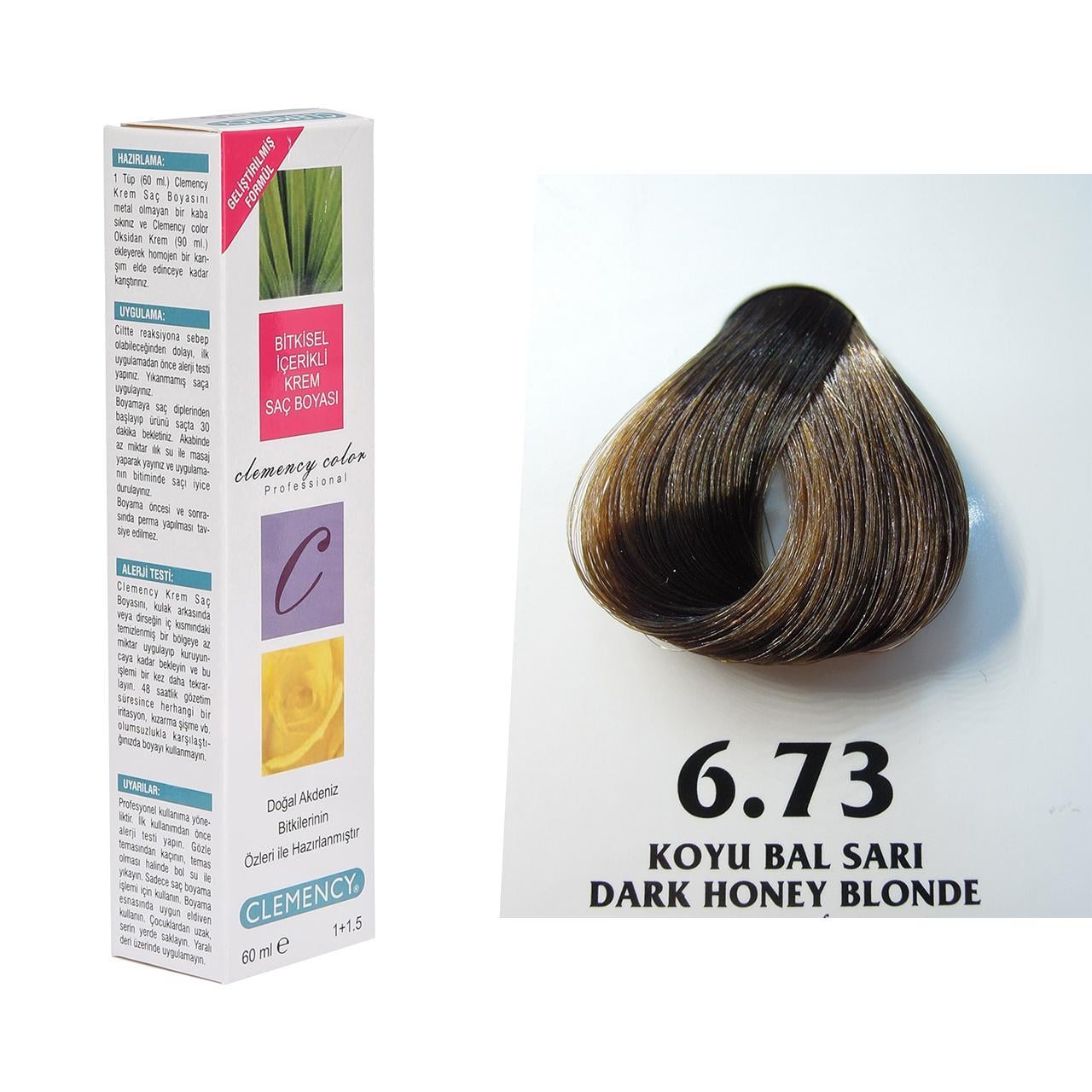 CLEMENCY TÜP BOYA 6-73 KOYU BAL SARI 60 ML.