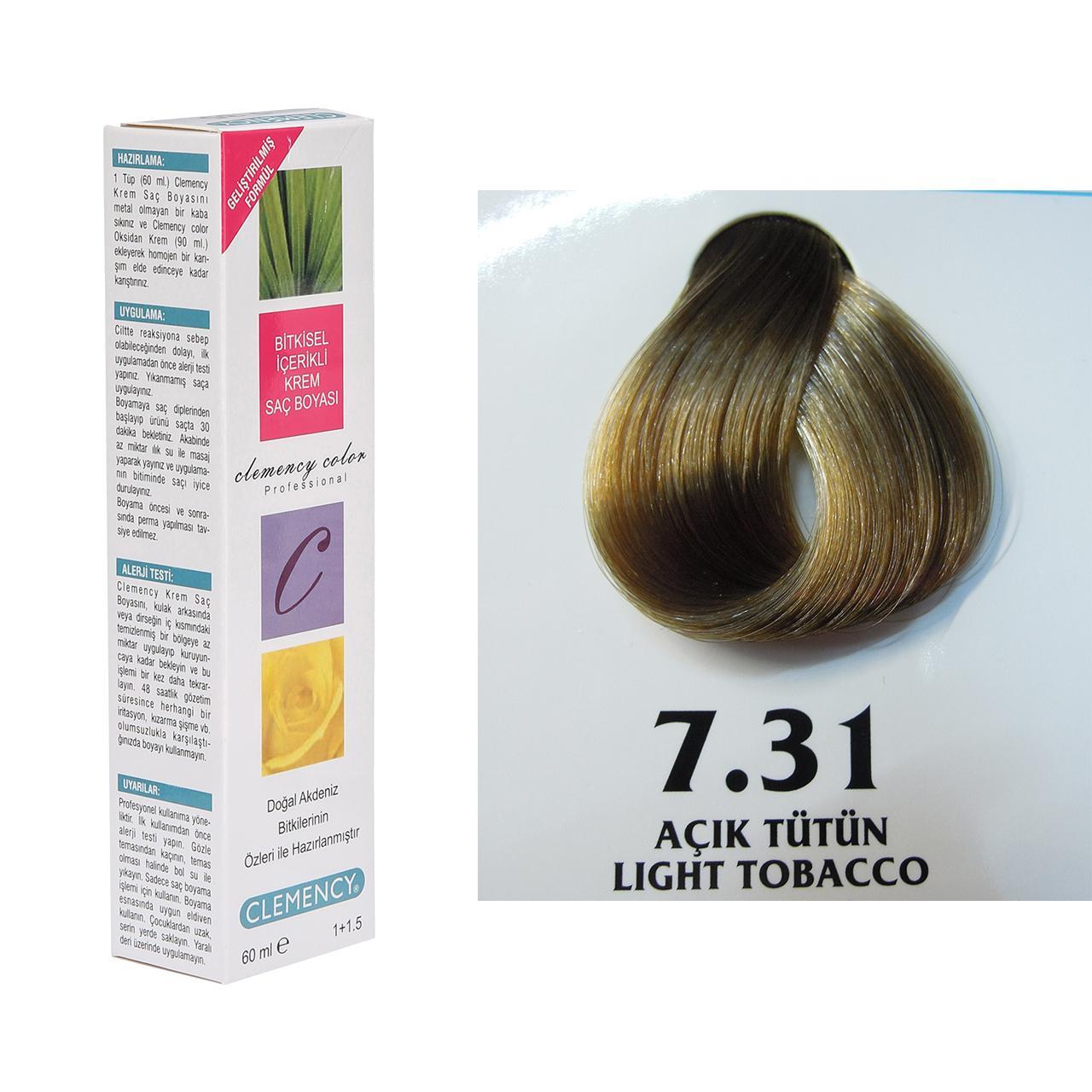 CLEMENCY TÜP BOYA 7-31 AÇIK TÜTÜN 60 ML.