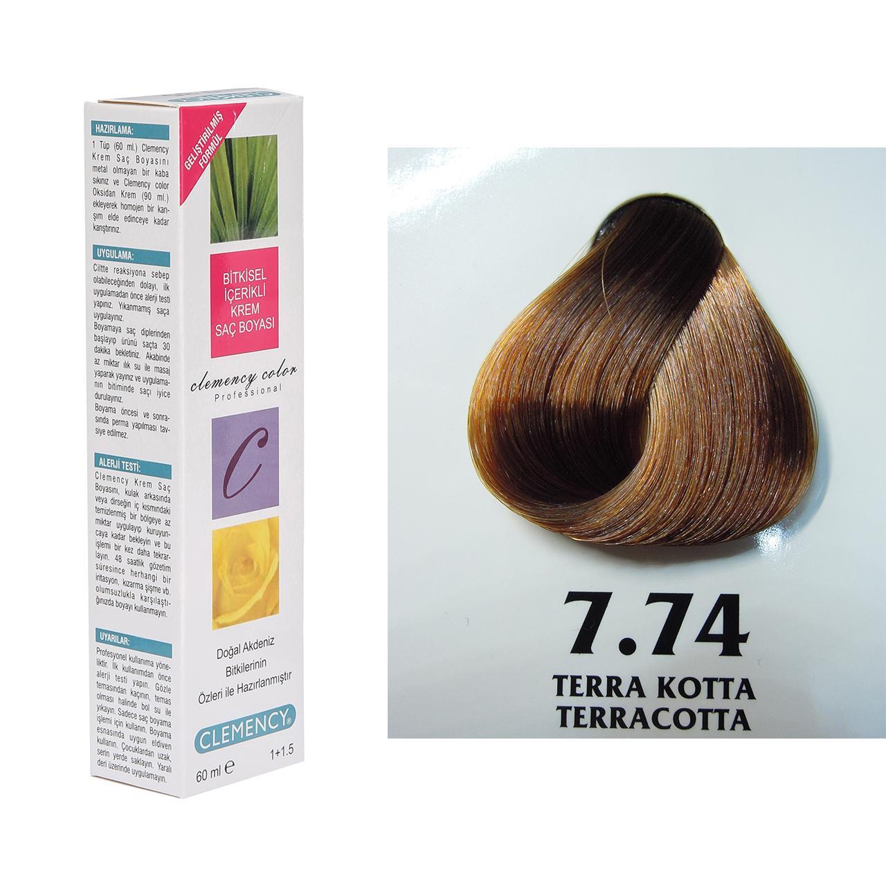 CLEMENCY TÜP BOYA 7-74 TERRAKOTTA 60 ML.
