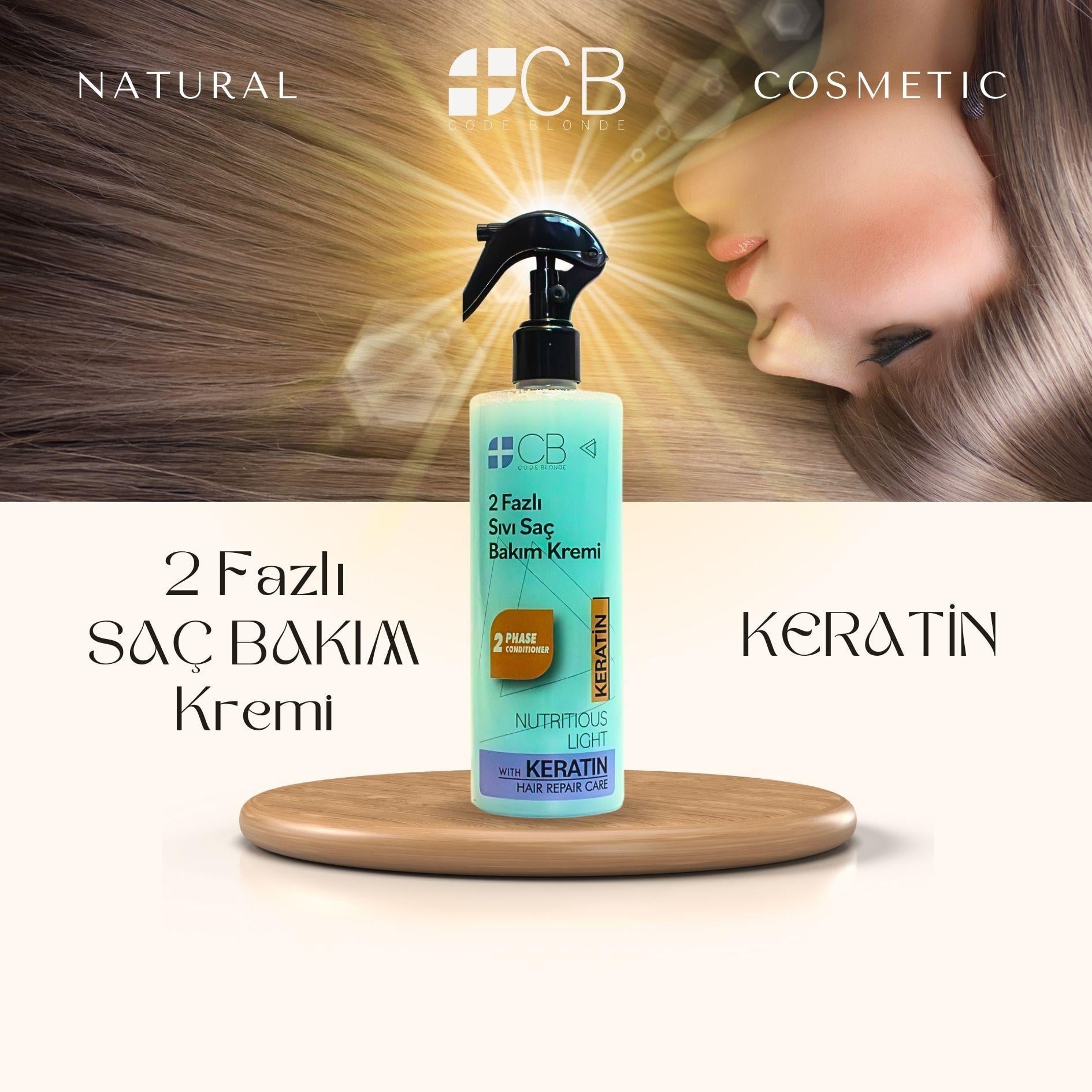 Code Blonde Fön Suyu 400ml. Keratin