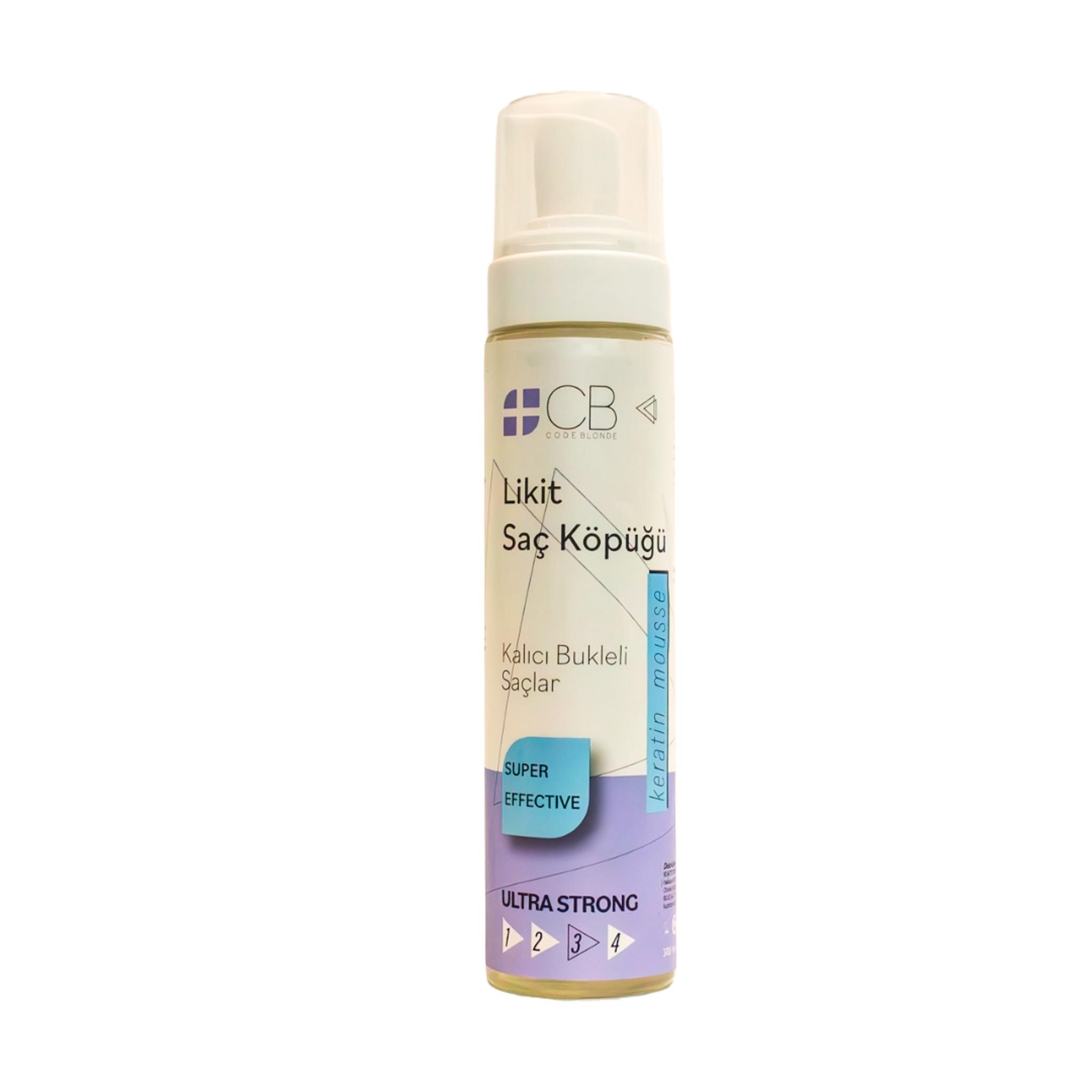 CODE BLONDE LİKİT SAÇ KÖPÜĞÜ NO:3 300 ML.