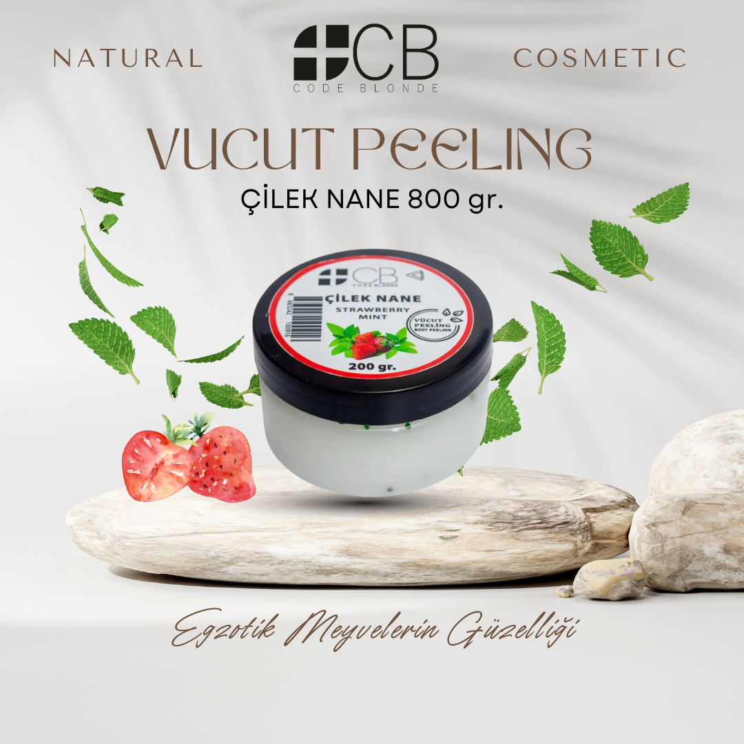 Code Blonde Peeling 200gr. Çilek Nane