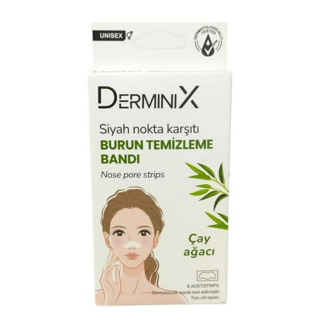 Derminix Siyah Nokta Burun Temizleme Bandı Çay Ağ.